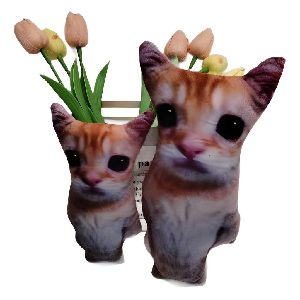 Cute El Gato Wowwow Cat Doll Plush Toy Simulation Stuffed Animal Collectible For Kids Birthday Or Holiday Gift