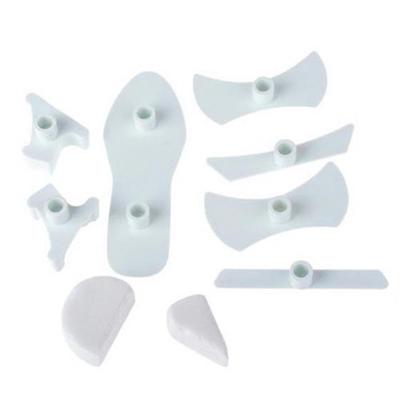 9x Plastikschneider für hochhackige Schuhe, Sandalen, Kuchendekoration, Backform