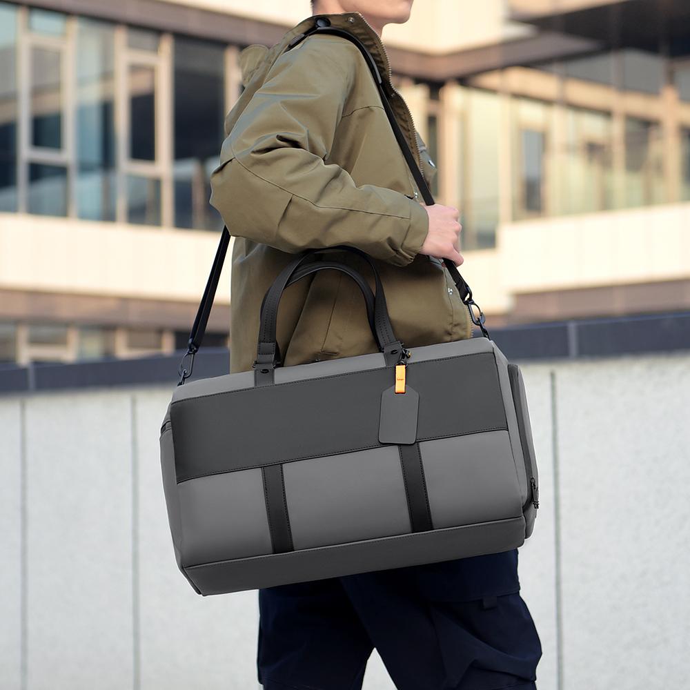 Geantă de gimnastică pentru bărbați de mare capacitate transfrontalieră Geantă de călătorie impermeabilă Geantă de mână de afaceri Geantă separată umedă uscată