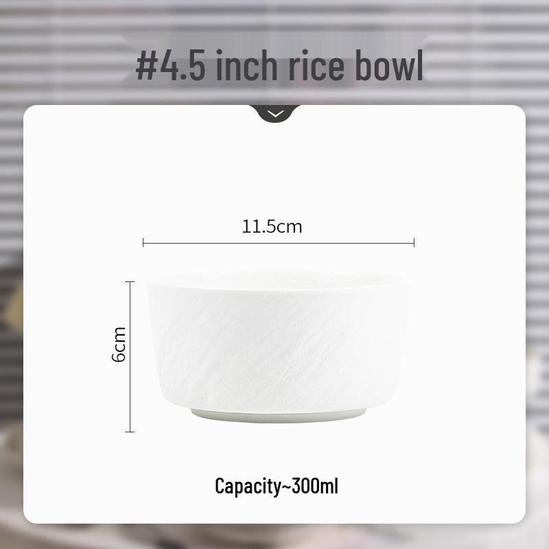 Ceramic Bowl Set: Multipurpose for Rice, Soup, Dessert, and More