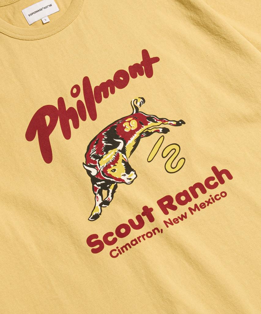 ESPIONAGE Philmont Sr Heavyweight Tee Vintage Yellow