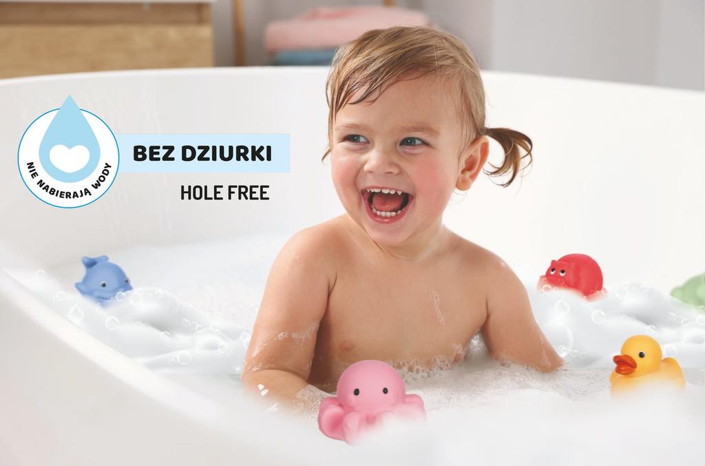 Bath Toys 5 Pcs Pastel