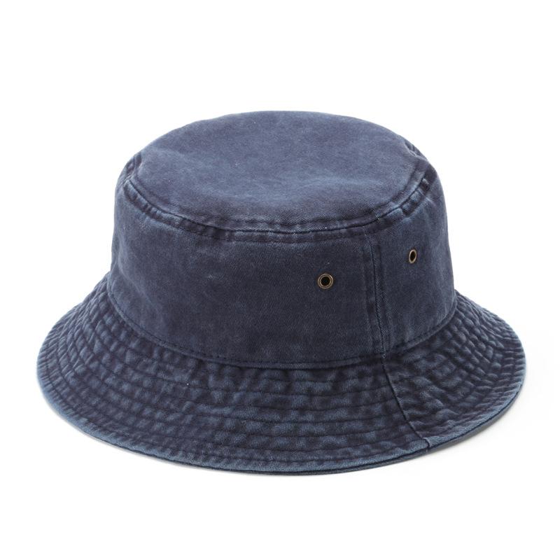 Bucket Hat Cotton Washed Denim Basin Hat Sun Protection Sunshade Sports Leisure Versatile Couple Sun Hat