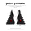 2 Stück PVC Auto Türkantenschutz Aufkleber Anti-Kollision Anti-Kratz Zubehör für Mitsubishi Outlander Lancer L200 ASX Pajero