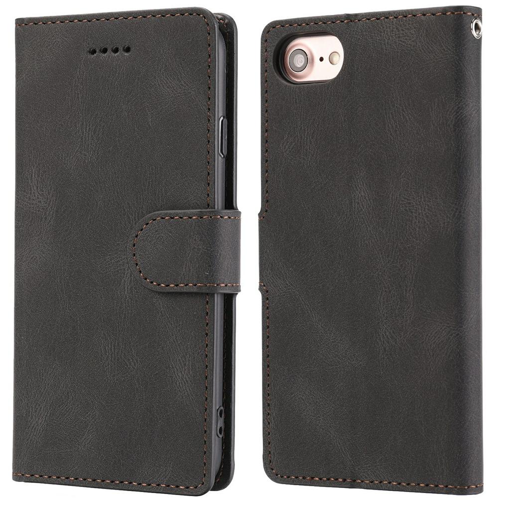 Für iPhone 16e Hülle PU Leder Handyhülle mit Brieftasche Ständer