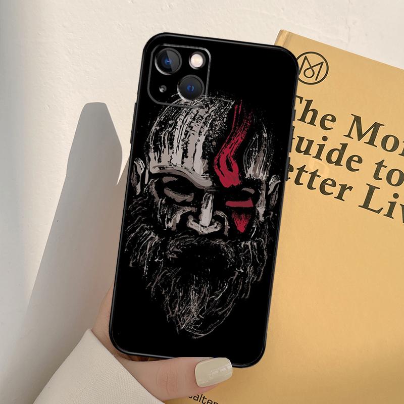 God of War Case For iPhone 16 15 14 Pro Max Plus 13 Pro Max 11 12 Mini Cover Coque