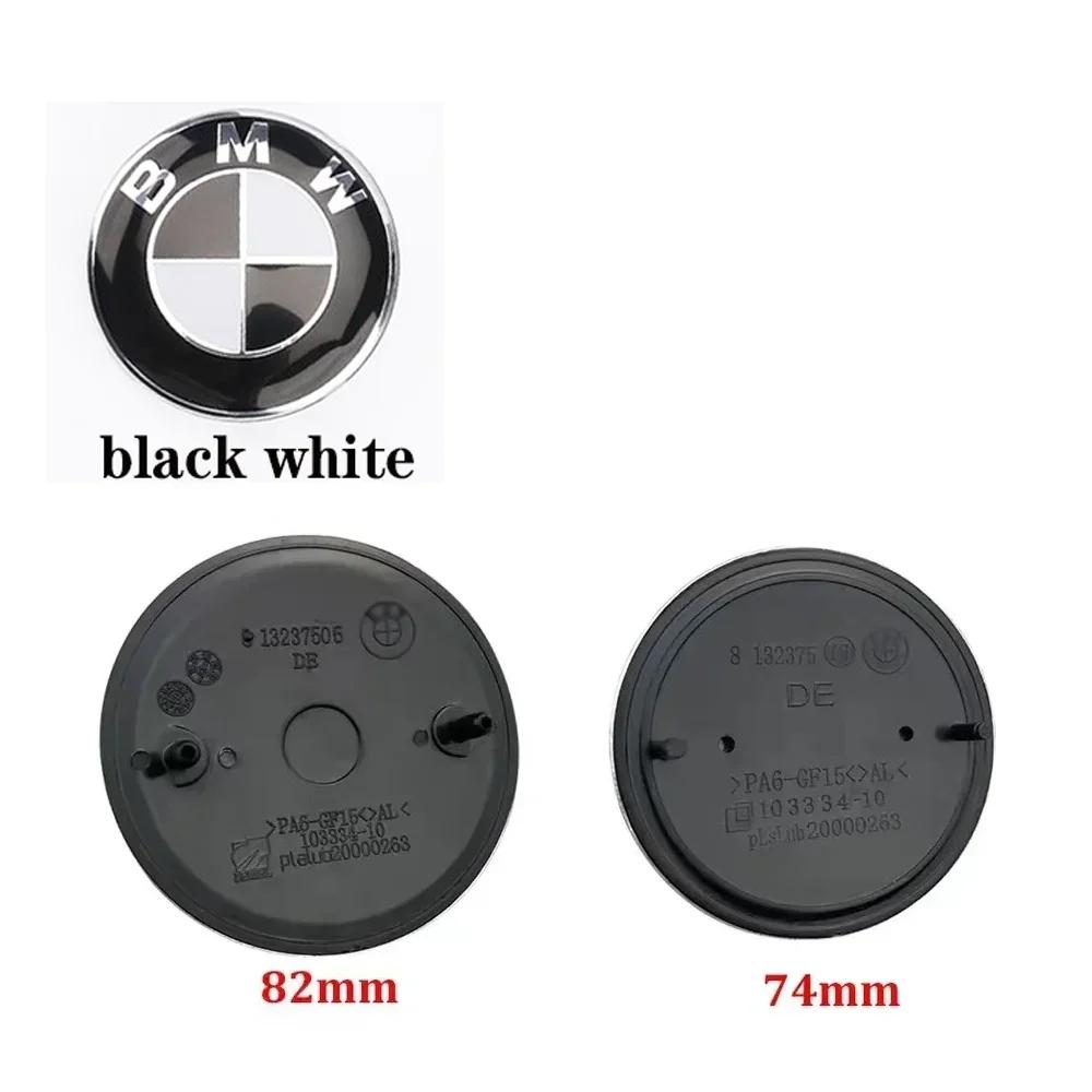 2 Stück-74+82mm Auto Emblem Logo Heckklappen Abzeichen für BMW E46 E39 E87 E90 E28 E53 E30 E60 E34 E36 E61 E62 E70 E91 E92 Zubehör
