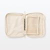 MUJI Collection Case A5 Ivory - W280 x H220 x D35mm, Selectable Pockets