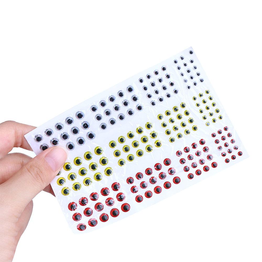 Eyes Sticker 3D 4D 5D DIY Eye Fishing Lure Eyes Artificial Fish Eyes 3D Fish Eyes Lure Fish Eyes