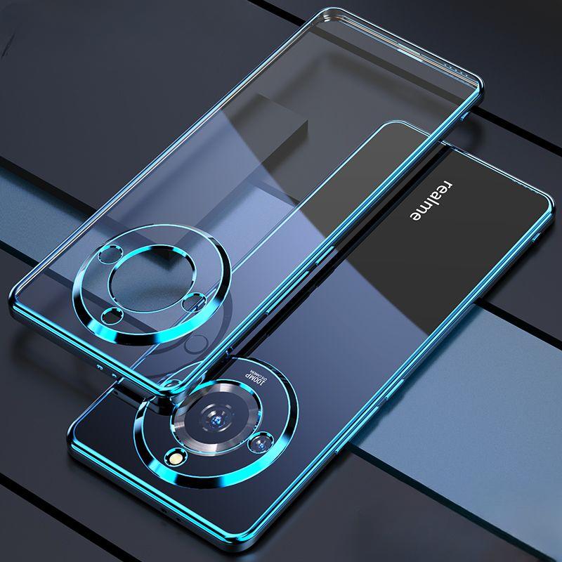 Per Realme 11 Pro Plus Custodia per telefono galvanica per Realme 11Pro 11Pro+ 11ProPlus Lens Cover morbida in silicone all-inclusive