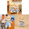 Cute Bear Plush Toy With Soft Polyester Fabric For Kids Birthday Gift