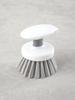 Hanging Kitchen Mesh and Cutting Board Cleaning Brush