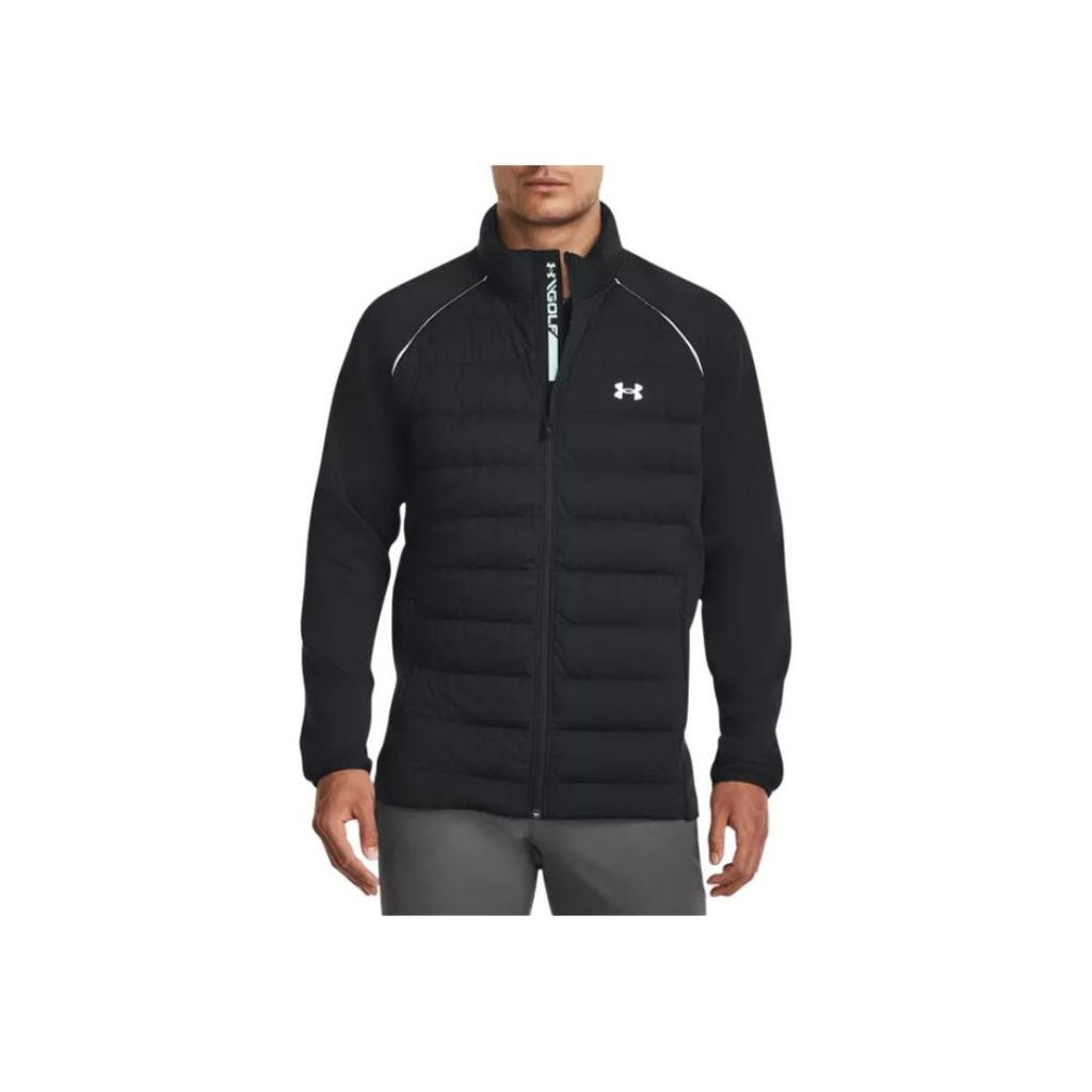 Under Armour Chaqueta Plumífero Híbrida Elástica Cómoda Casual para Hombre Ropa Exterior Negro 1366290-002