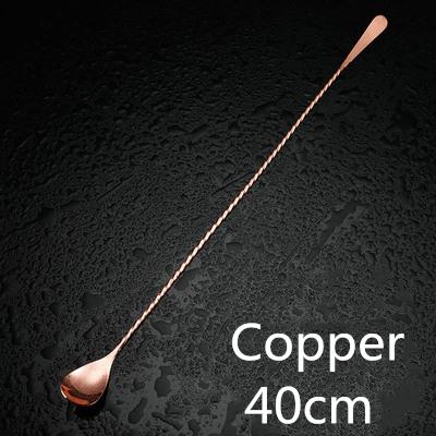 Stainless Steel Cocktail Bar Spoon Hoffman Drink Mixer Bar Stirring Mixing Spoon Stirrer