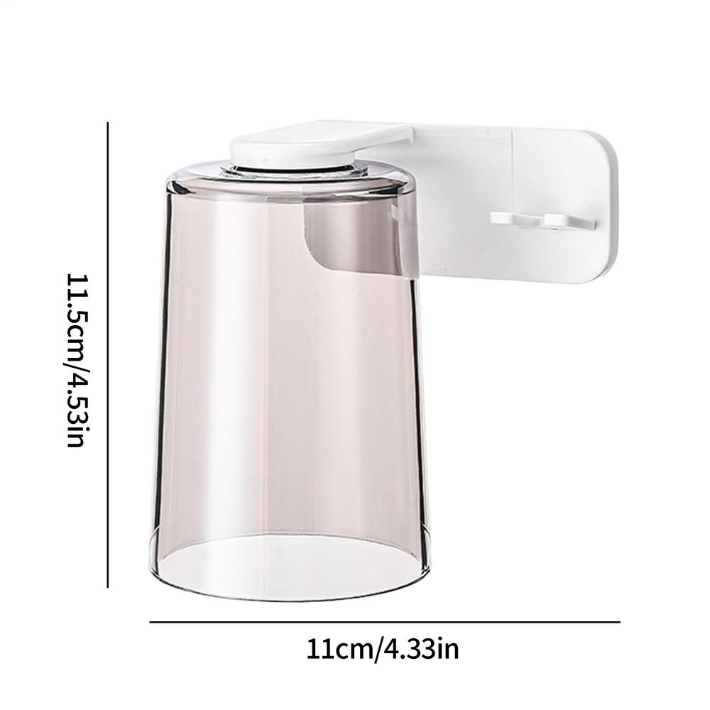 Cups for Bathroom No Drilling Toothbrush Holder Magnet Mouth Wash Cup and Wall Rack for Bathroom Restroom Home Apartment Dorm