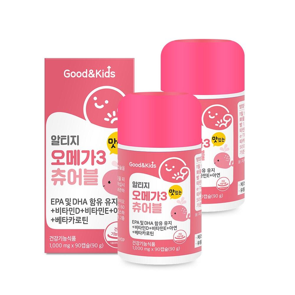 Good & Kids RTG Omega 3 Chewable 90 Tablets 2 pcs