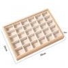 Rosewood Jewelry Box & Display Tray for Earrings and Necklaces