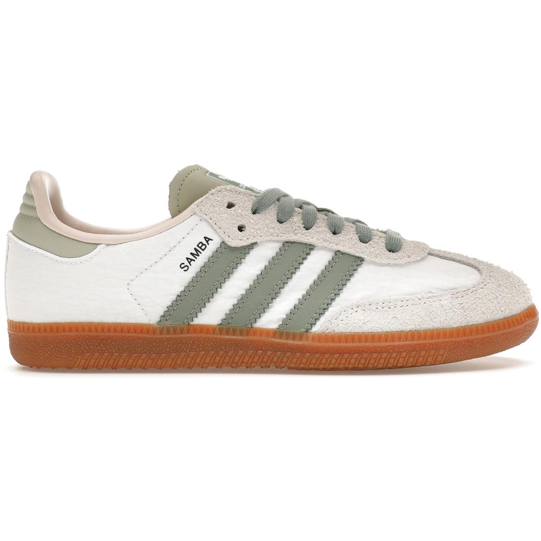 

Кроссовки adidas Samba OG Серебристый Зеленый Пастельно-лиловый (Женский)(ID0492) 36