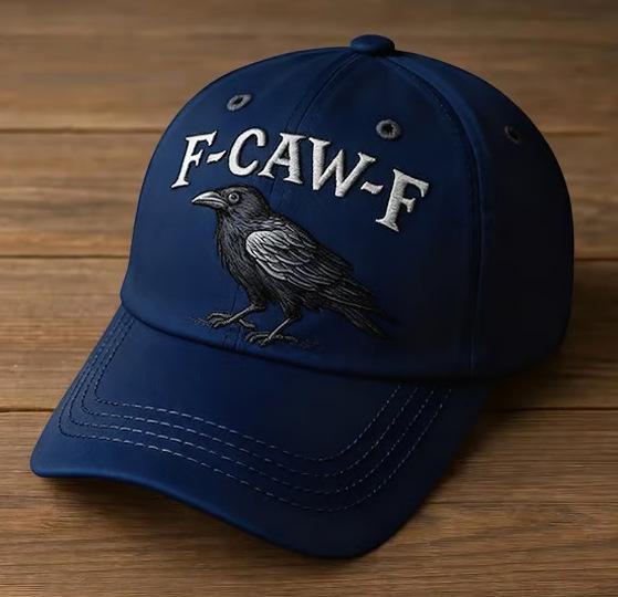 Amazon Popular Fashion 3D Digital Printing Baseball Cap F-Caw-F Crow Hat Crow Cap
