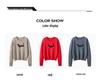 Women's Korean Style Black Dog Jacquard Cashmere Knit Sweater - Slimming, Warm, and Loose Fit for Autumn/Winter