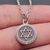 25 Stile Je Menora Davidstern Hexagram Anhänger Halskette Choker Charme Fabrikpreis Schmuck
