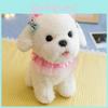 Puppy Cute Doll Lace Plush Toy Children Birthday Holiday Gift Girl Bed Doll
