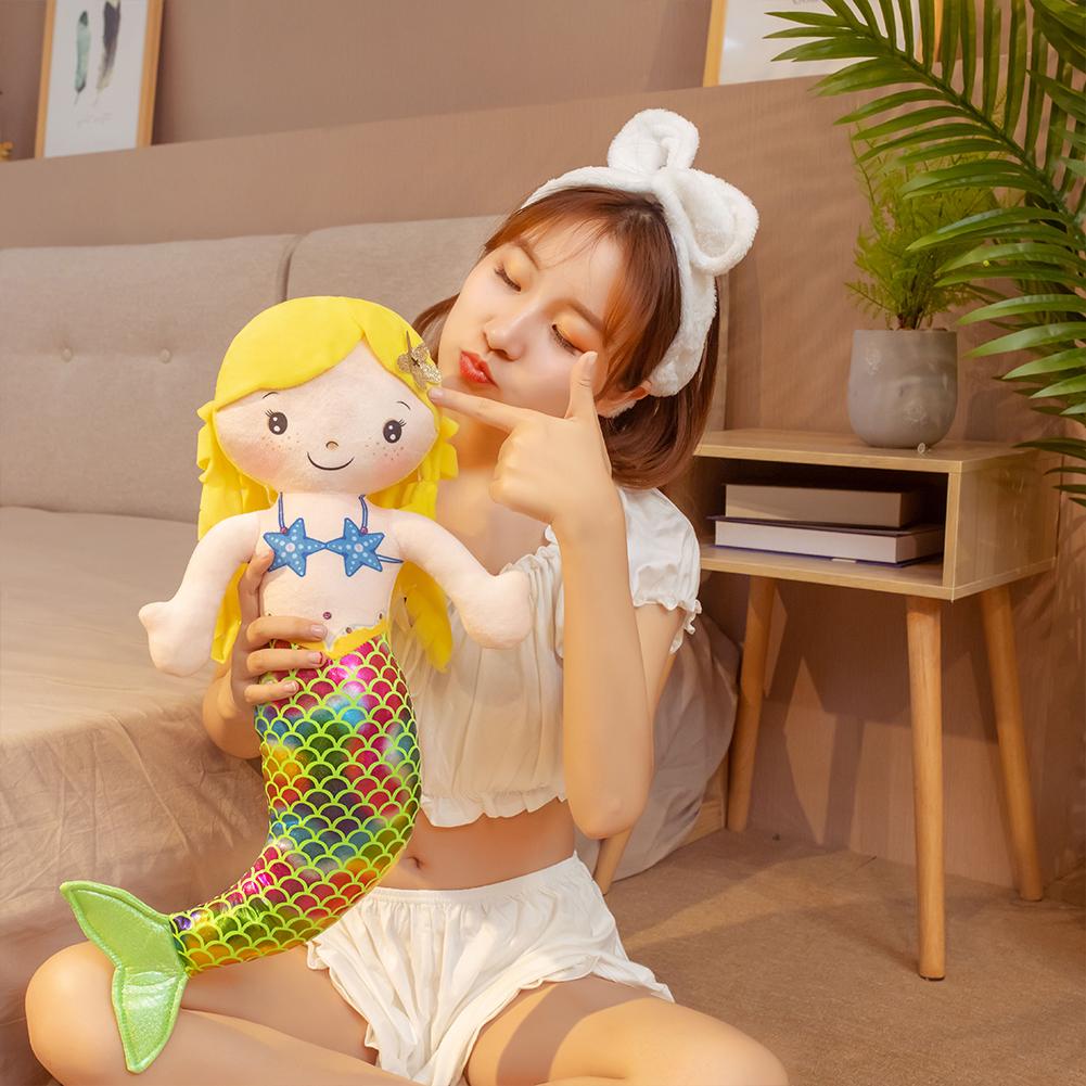 30cm Cartoon Mermaid Plush Doll Toy Children Adults Comfort Doll Mini Cute Pillow Baby Stuffed Plush Toys Girls Birthday Gifts