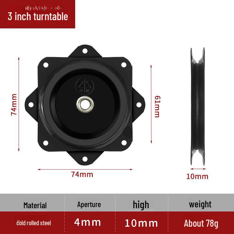 

Semi-Ball Bearing Universal Swivel Chair Base for Furniture