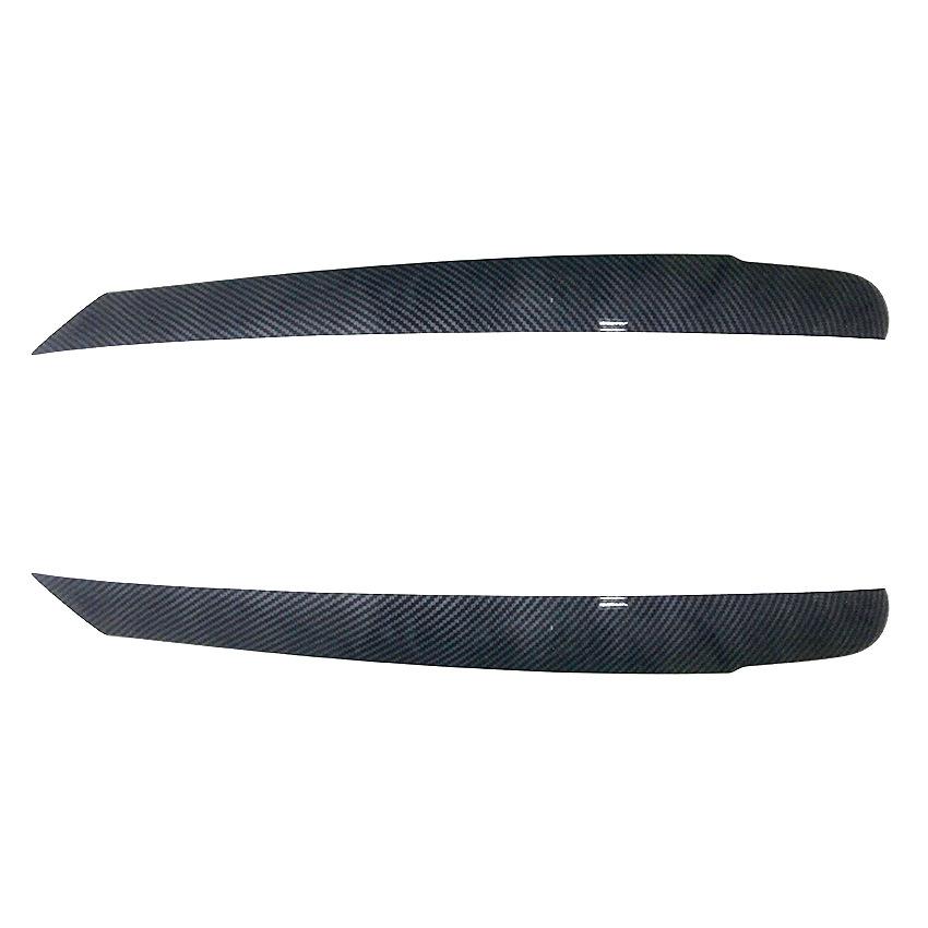 2PCS Augenlider Front Scheinwerfer Augenlid Augenbraue Trim Abdeckung Aufkleber Für Volkswagen VW Touran 2011 2012 2013 2014 2015 auto