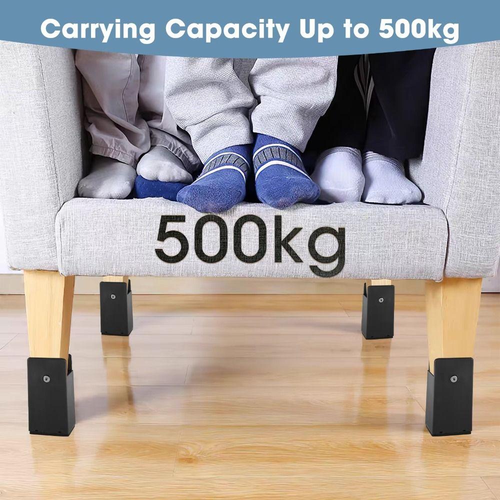 Splint-type Furniture Riser Moisture-proof Base Furniture Heightening Leg Pad Bed Leg Mat Table