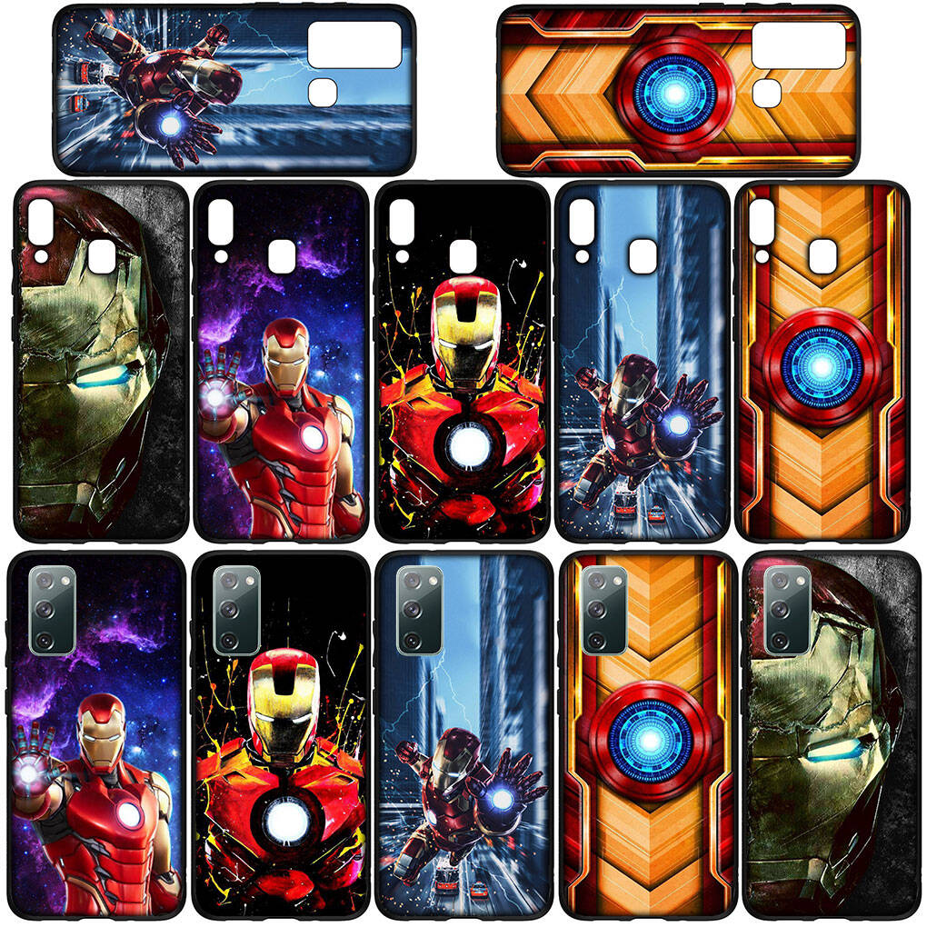 Cover for iPhone 17 16 15 Xiaomi Poco Redmi Note 14 13 12 11 Pro Max 9 16e Samsung Galaxy S25 S24 S23 OPPO Huawei Marvel Iron Man Ironman Phone Case