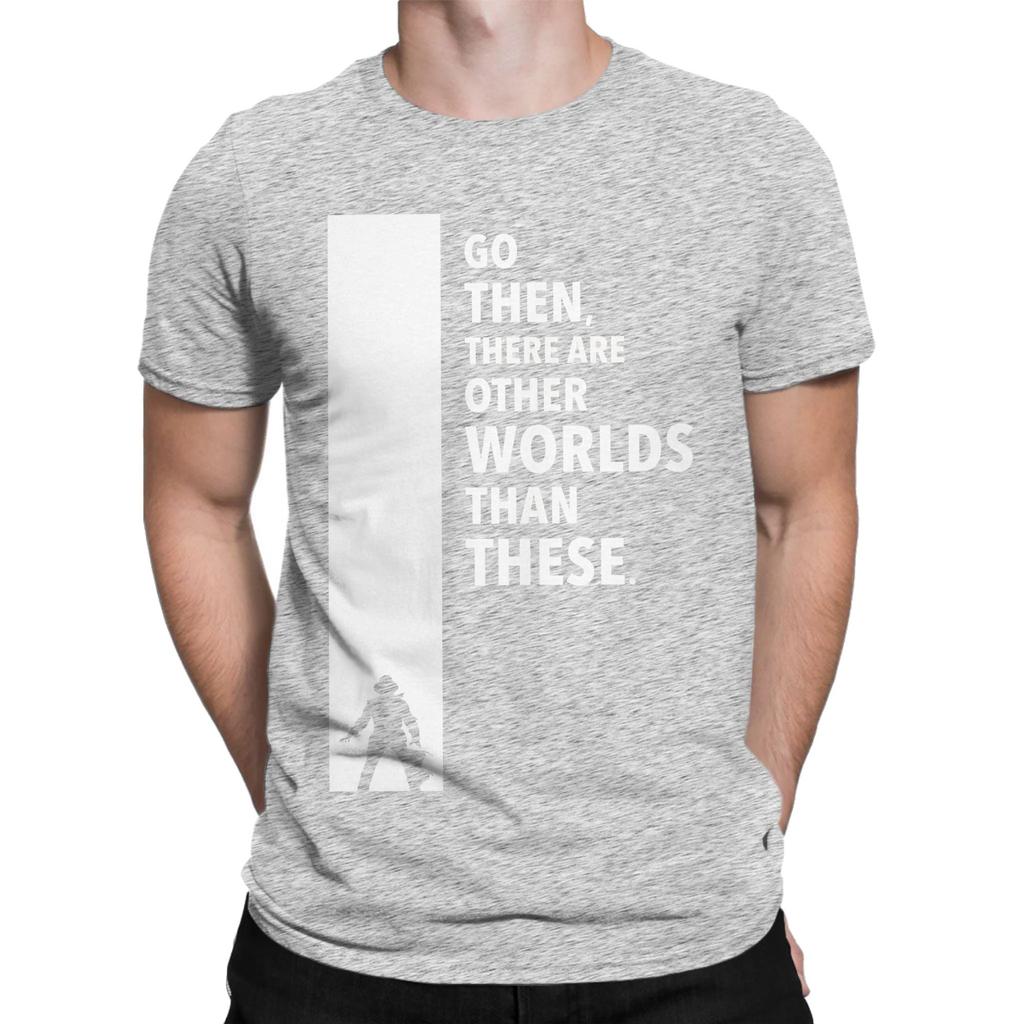 The Dark Tower Worlds white Funny 100 Cotton TShirt The Dark Tower Tees Tops For Unisex