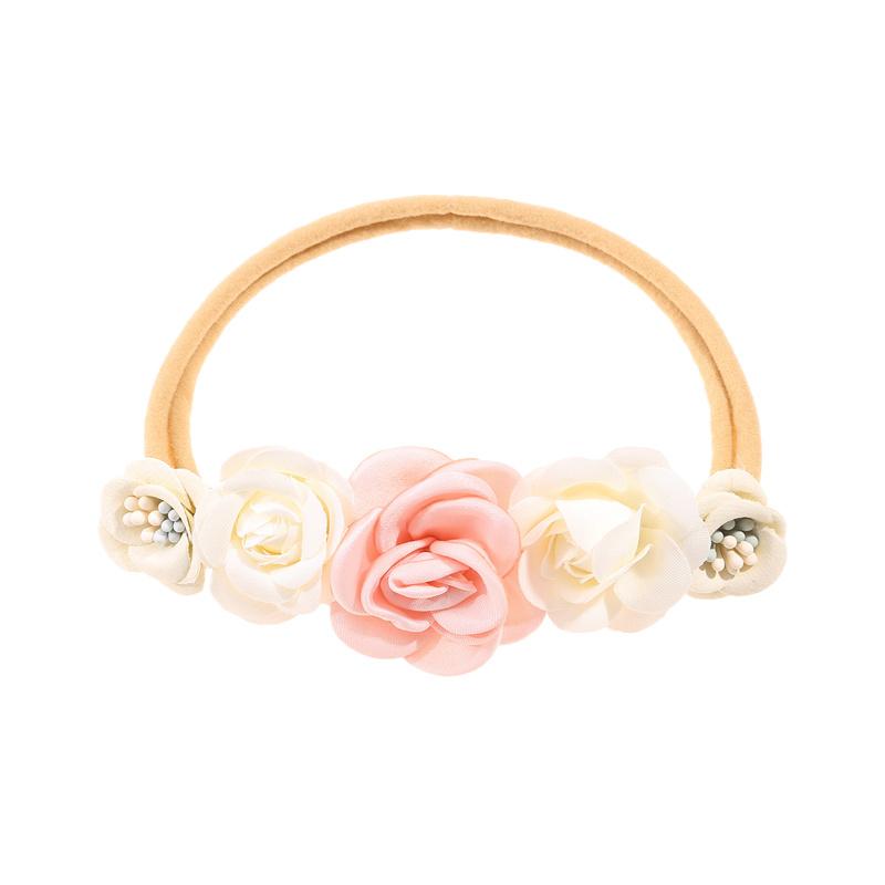 Lovely Baby Girl Headbands Elastic Kids Floral Head Bands Newborn Infant Toddler Hairband Headwear Hair Accessories