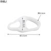 RHJB 2Pcs=1Pairs SEBS Double Ring Toe Splitter Overlapping Toe Separator Hallux Valgus Corrector Toe Separator Skin Care Tools