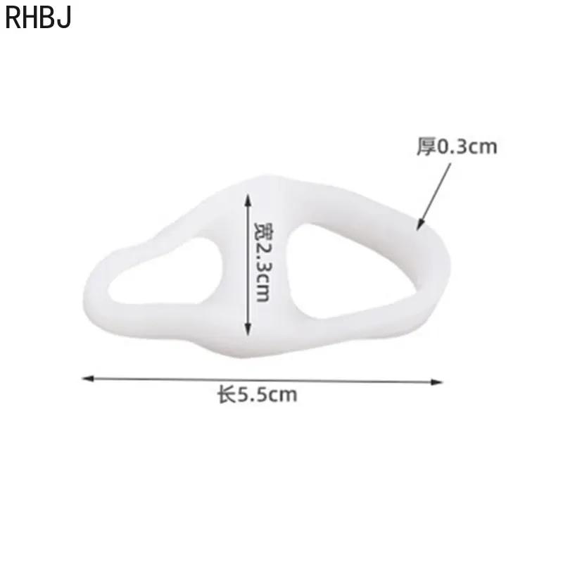 RHJB 2Pcs=1Pairs SEBS Double Ring Toe Splitter Overlapping Toe Separator Hallux Valgus Corrector Toe Separator Skin Care Tools