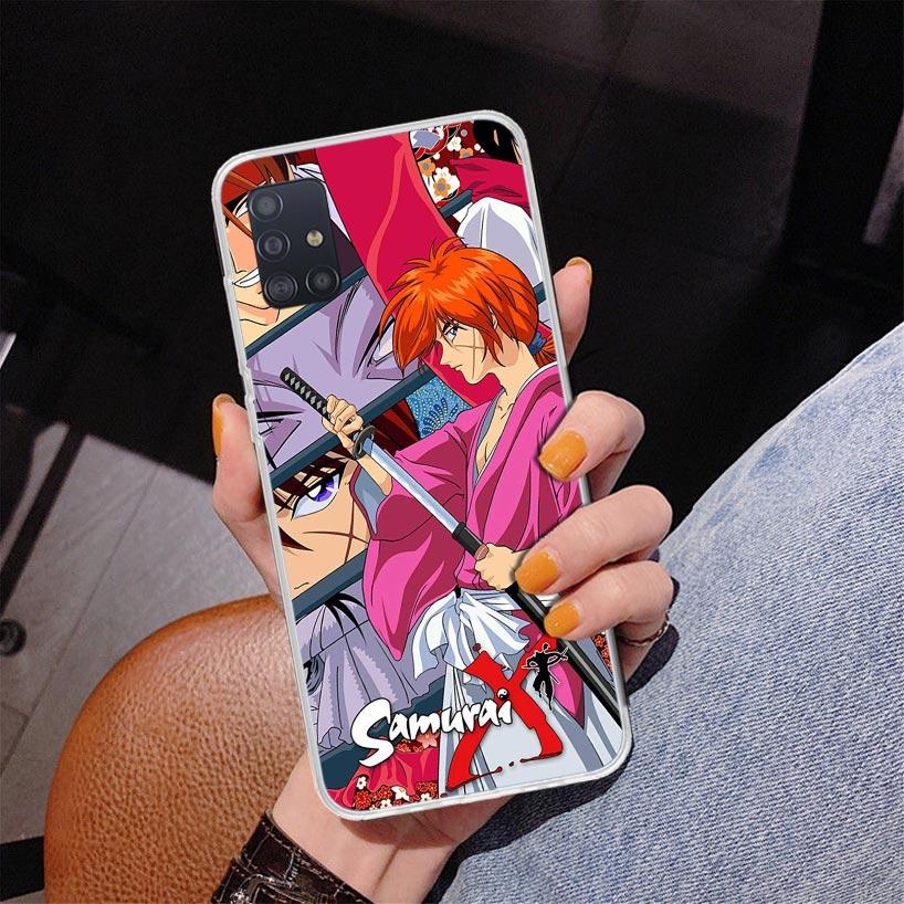 Rurouni Kenshin Anime Phone Case For Samsung Galaxy A52 A32 A22 A12 A51 A31 A50S A30S A20S A10S Note 20 Ultra 10 Plus S10 A72 A7