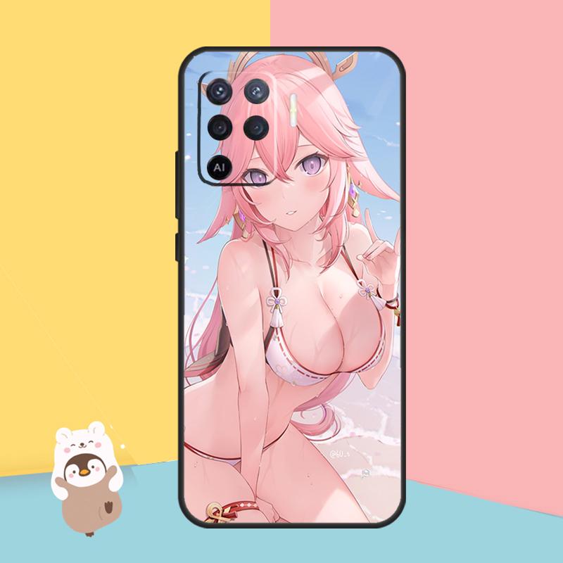 Genshin Impact Hentai Sexy Case For OPPO A94 A74 A54 A53S A53 A31 A5 A9 2020 A52 A72 A83 A91 A93 A1K A15 A16 Cover