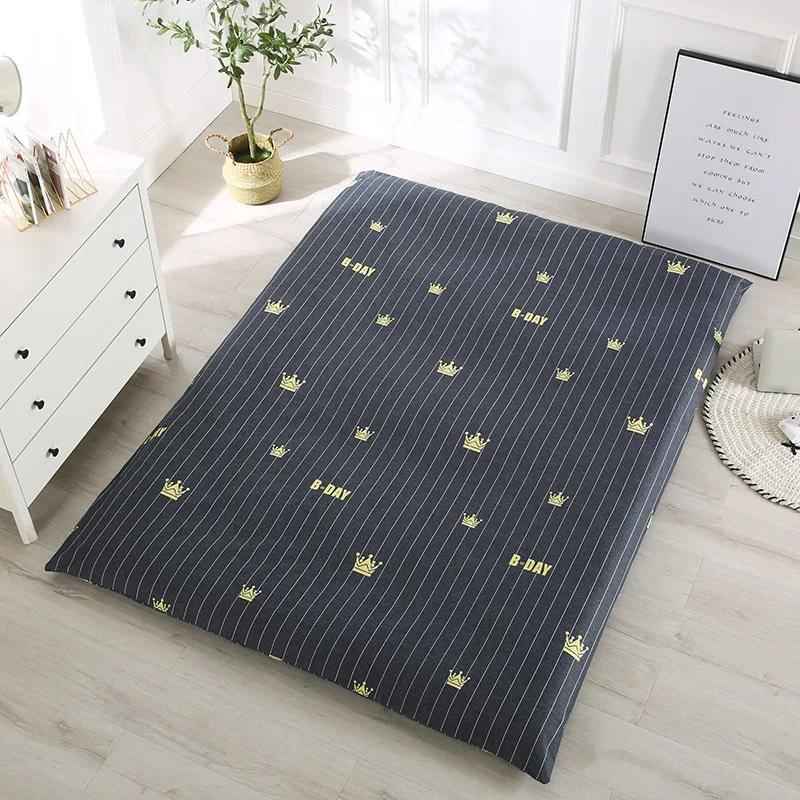 All-Inclusive Floor Bunk Dirty Cushion Cover Comfortable Mattress Cover Dust-Proof Sanded Bed Cover Removable Washable