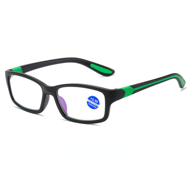 Fashion Trendy Men Sports Reading Glasses Unisex Vintage Ultralight TR90 Hyperopia Eyewear Women Retro Square HD Presbyopia Eyeglasses