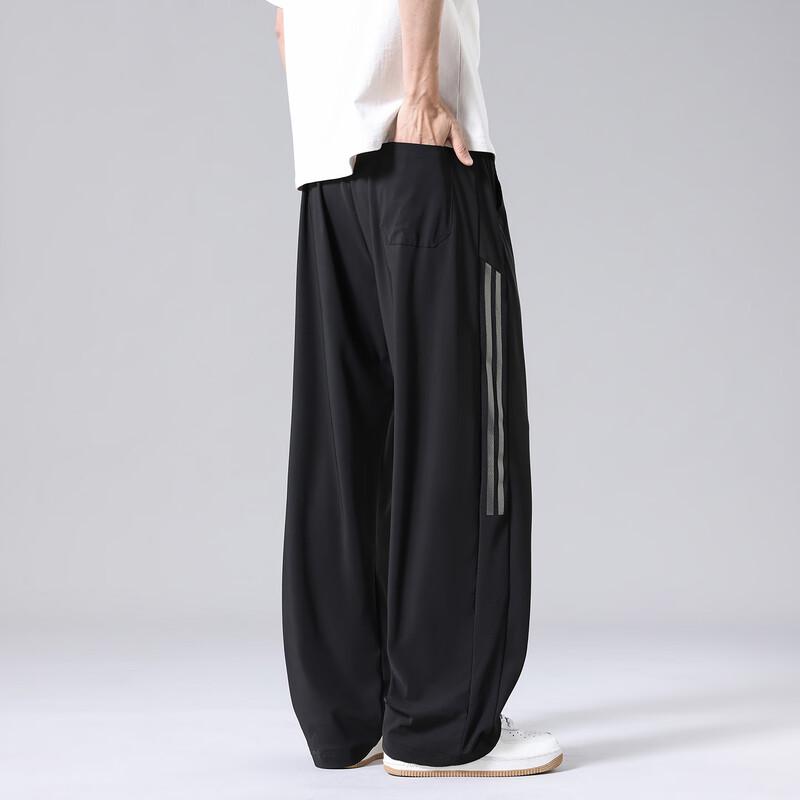 JEEP SPIRIT Men's Summer Loose Straight Leg Casual Pants