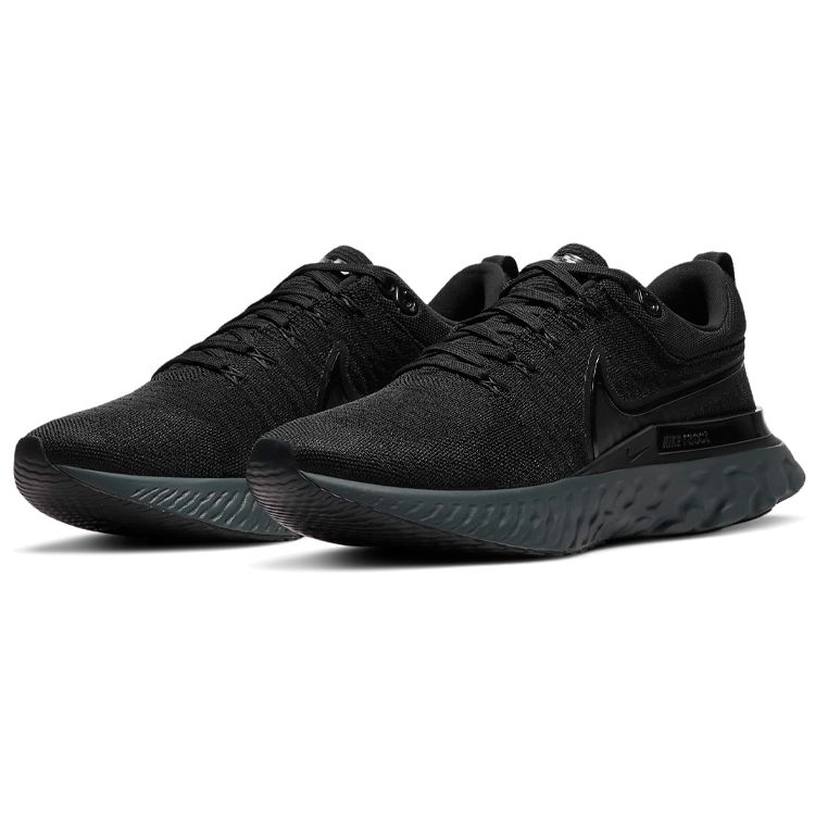 Nike React Infinity Run Flyknit 2 Triple Black Men Sneakers Iron-Grey CT2357-003