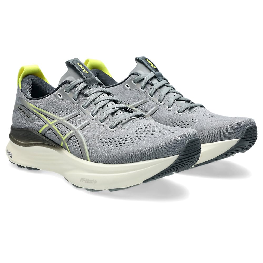 Asics Oficiální obchod Exkluzivní 32 Běžecké Velikosti Bot GEL-KAYANO, Pánské, 27.5, 2E, GRAVEL/CITRON