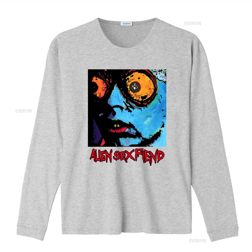 Alien Sex Fiend Band T Shirt Black All Sizes S 5XL Unique Art Print Design Perfect for Rock Fans TA4489 Vintage Washed