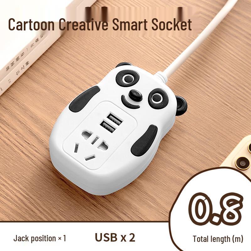 

Cartoon Multi-function Power Strip with USB CN plug (adapter included)