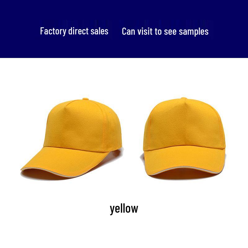 Pure Cotton Embroidered Volunteer Baseball Cap - Custom Work & Sun Hat with Logo