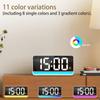 LED Digital Alarm Clock with Color Changing Night Light Easy Read Display for Bedroom Kitchen Office Home Décor