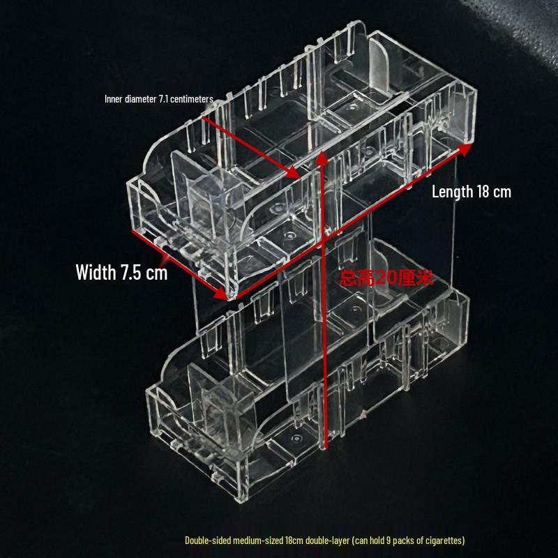 Automatic Pop-Up Cigarette Ejector Display Rack for Supermarket and Specialty Stores