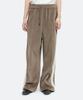 GYEONG Lace Velor Track Pants_Khaki Beige