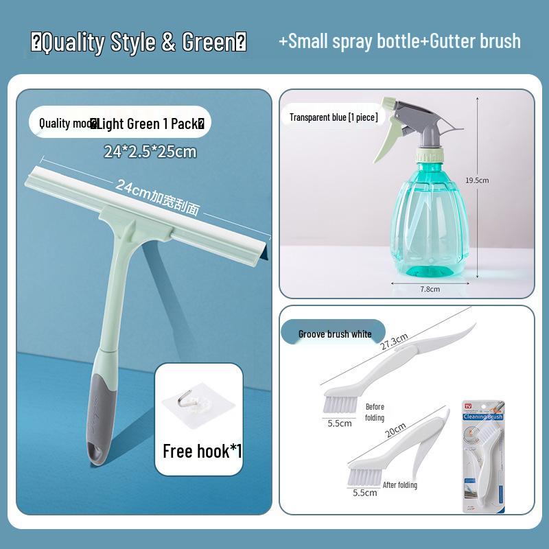 Silicone Window, Mirror & Countertop Squeegee Cleaner