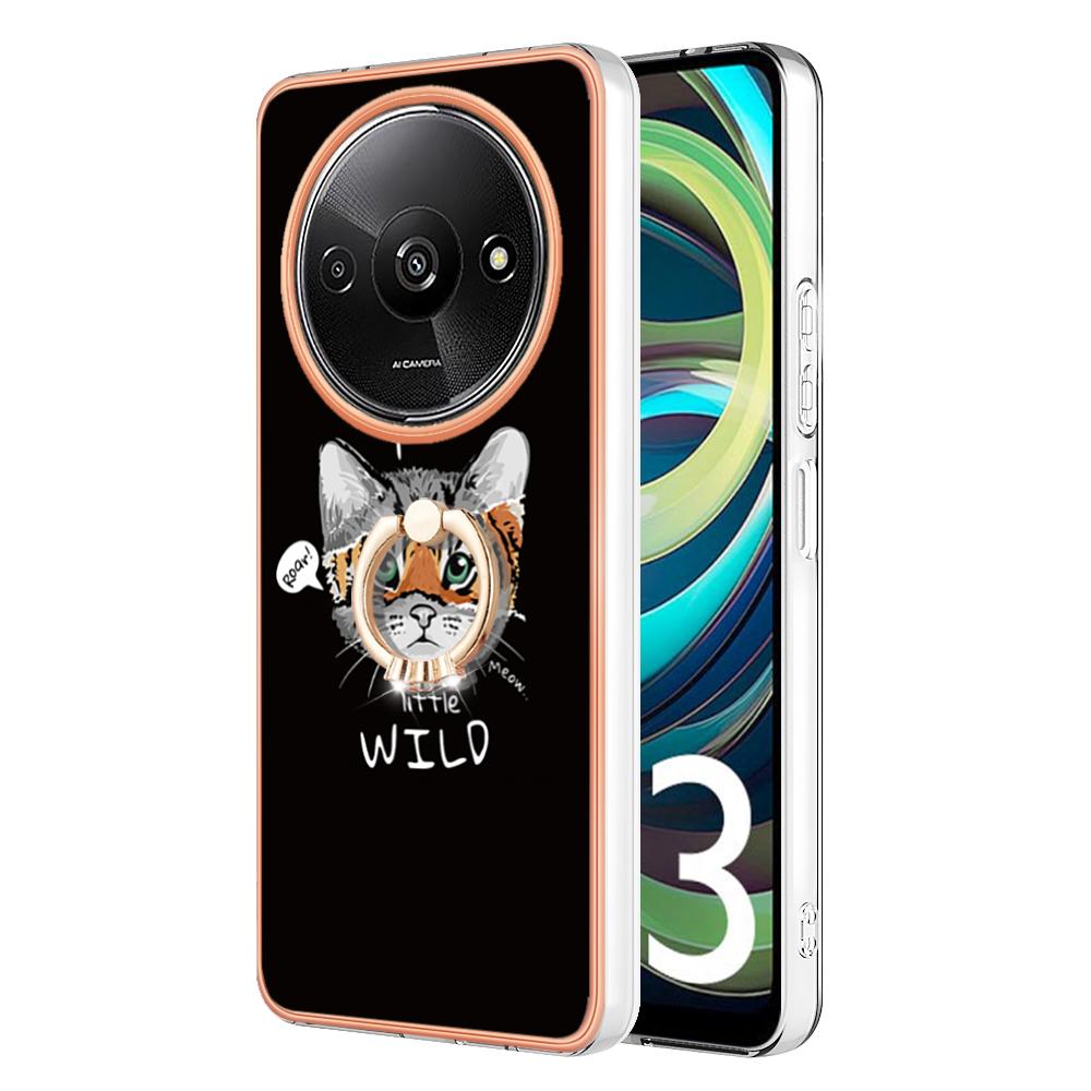 YB IMD Series-20 Style D for Xiaomi Redmi A3 4G/Poco C61 4G Case 2.0mm TPU Electroplating Edges Phone Cover